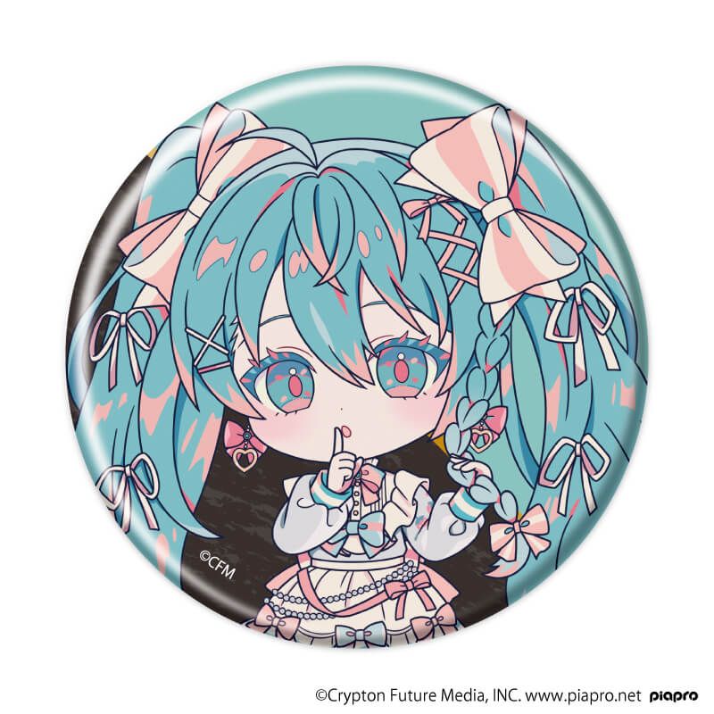 缶バッジ「ピアプロキャラクターズ」11/リボンver. ブラインド(12種)(描き起こしイラスト)
