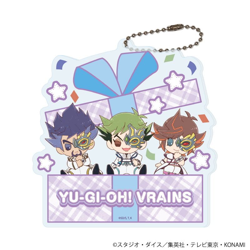 デカアクリルキーホルダー「遊☆戯☆王VRAINS」04/ドクター・ゲノム＆ファウスト＆バイラ(ぽてぬいアート)