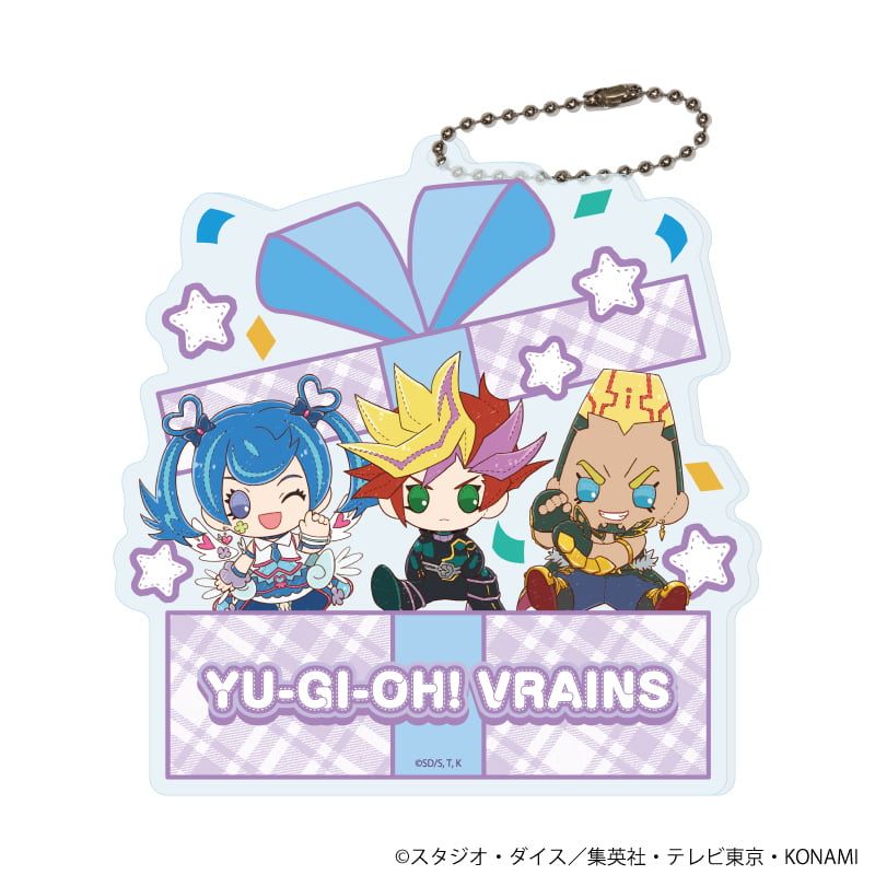デカアクリルキーホルダー「遊☆戯☆王VRAINS」01/Playmaker＆ブルーエンジェル＆Go鬼塚(ぽてぬいアート)