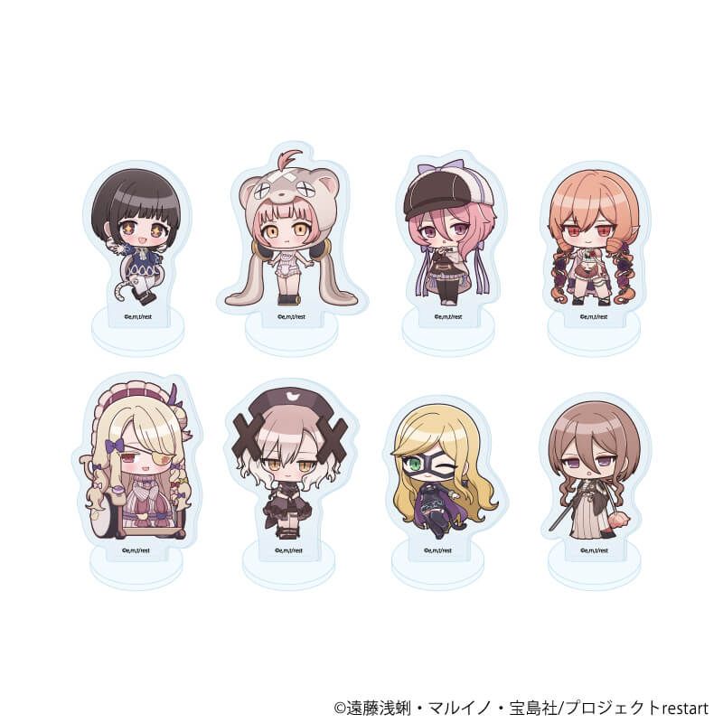 アクリルぷちスタンド「魔法少女育成計画restart」02/コンプリートセット(全8種)(公式イラスト)