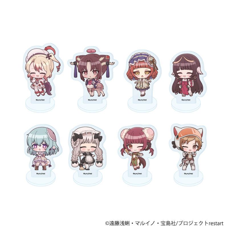 アクリルぷちスタンド「魔法少女育成計画restart」01/コンプリートセット(全8種)(公式イラスト)