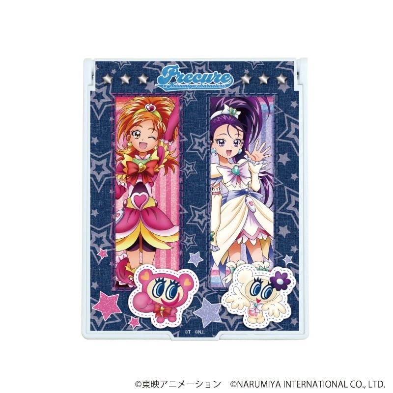 デカキャラミラー「プリキュアシリーズ×ナルミヤキャラクターズ」02/ふたりはプリキュア Splash☆Star＆エンジェルブルー(描き下ろしイラスト)