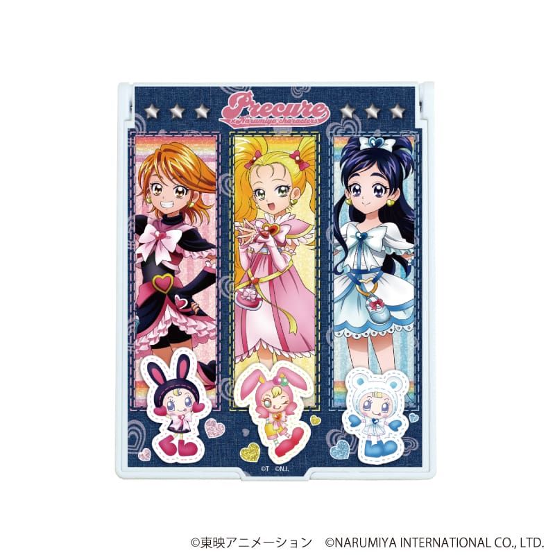 デカキャラミラー「プリキュアシリーズ×ナルミヤキャラクターズ」01/ふたりはプリキュアMax Heart＆メゾピアノ(描き下ろしイラスト)