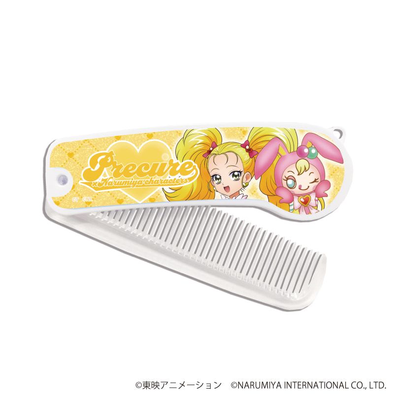 折りたたみコーム「プリキュアシリーズ×ナルミヤキャラクターズ」03/シャイニールミナス&クランベリエちゃん(描き下ろしイラスト)