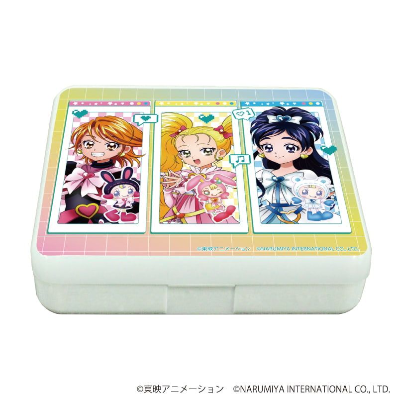 小物ケース「プリキュアシリーズ×ナルミヤキャラクターズ」01/ふたりはプリキュアMax Heart＆メゾピアノ(描き下ろしイラスト)