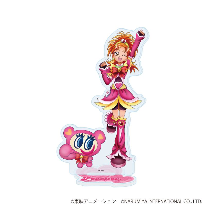 アクリルスタンド「プリキュアシリーズ×ナルミヤキャラクターズ」04/キュアブルーム&ナカムラくん(描き下ろしイラスト)