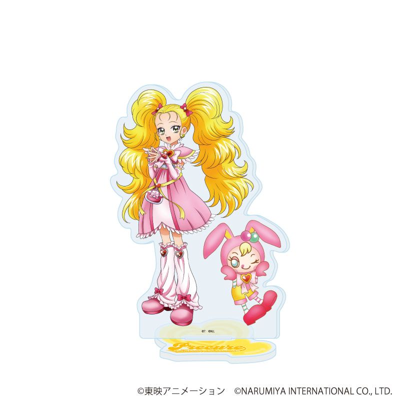アクリルスタンド「プリキュアシリーズ×ナルミヤキャラクターズ」03/シャイニールミナス&クランベリエちゃん(描き下ろしイラスト)