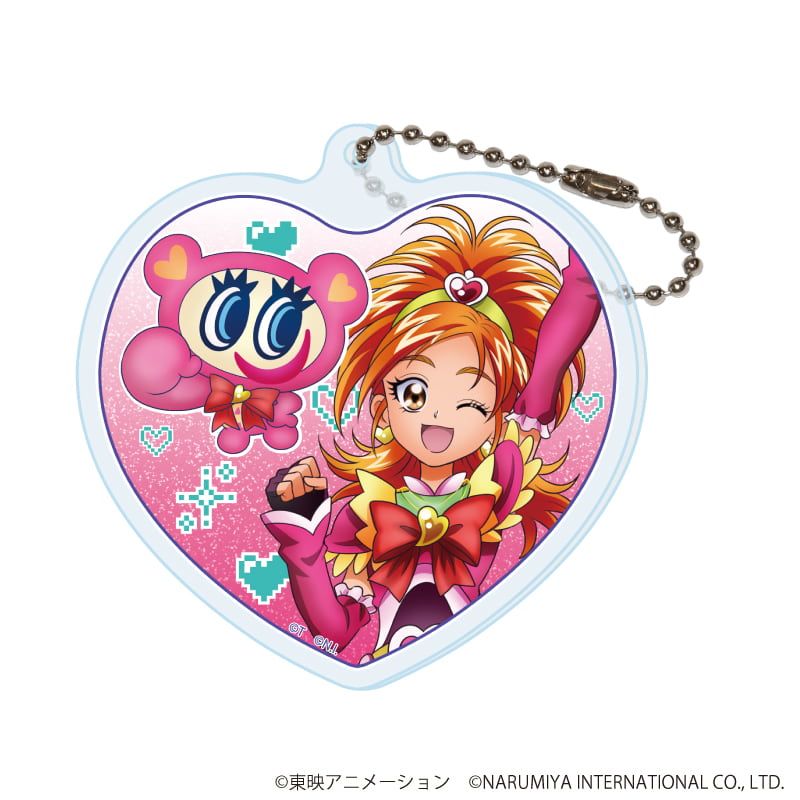アクリルキーホルダー「プリキュアシリーズ×ナルミヤキャラクターズ」01/コンプリートセット(全5種)(描き下ろしイラスト)