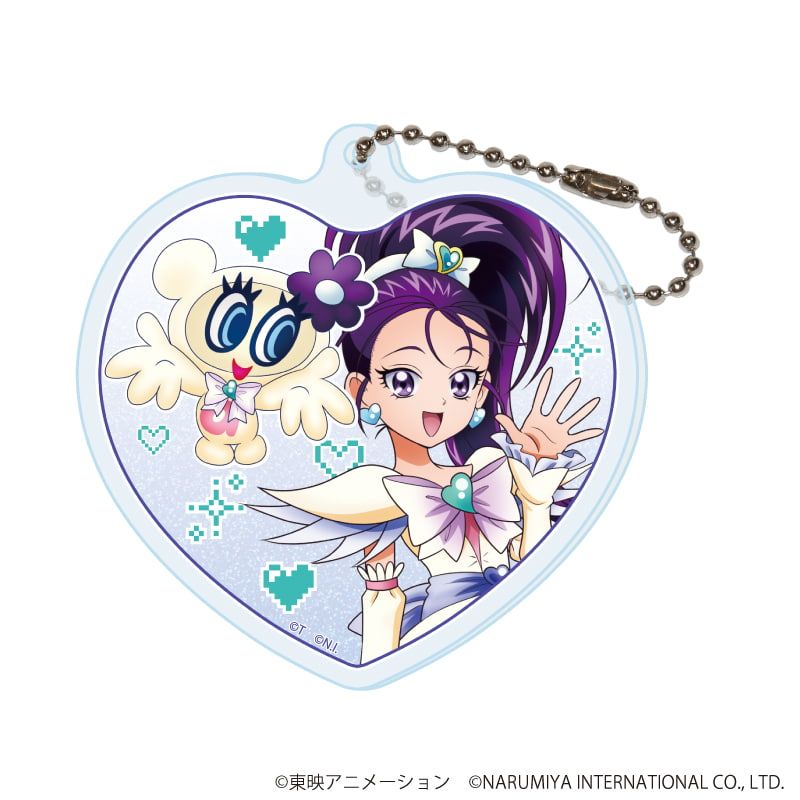 アクリルキーホルダー「プリキュアシリーズ×ナルミヤキャラクターズ」01/コンプリートセット(全5種)(描き下ろしイラスト)