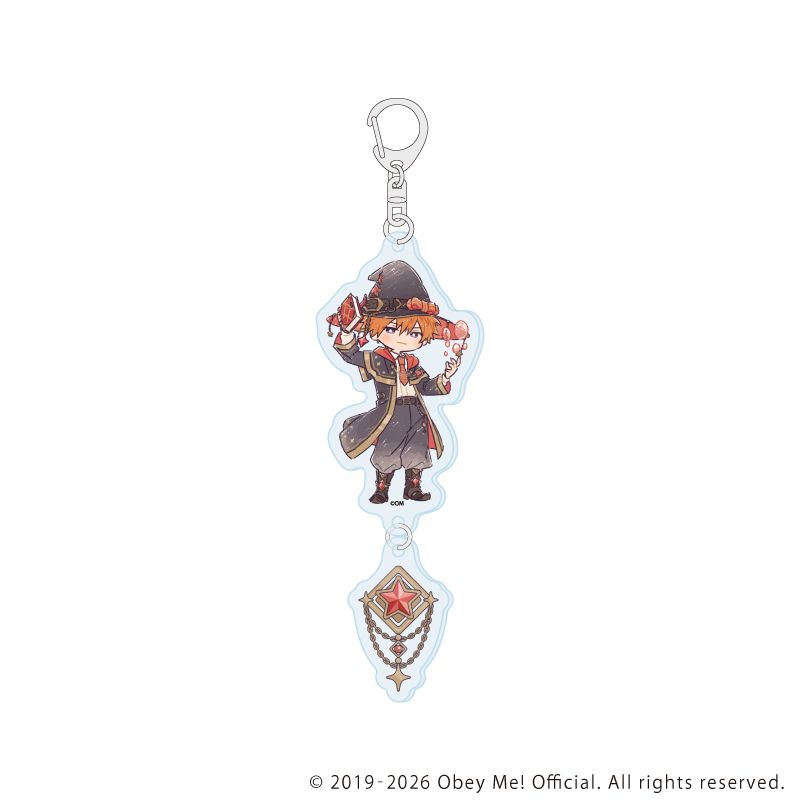 連結アクリルキーホルダー「Obey Me! Nightbringer」06/魔法使いver. ベルゼブブ(レトロアートイラスト)