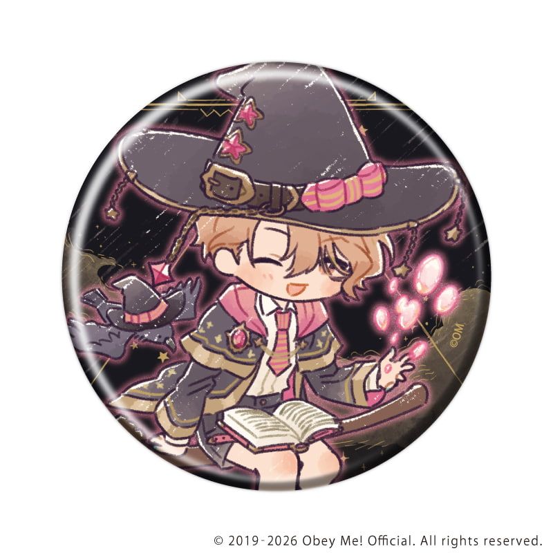 缶バッジ「Obey Me! Nightbringer」51/魔法使いver. コンプリートセット(全7種)(レトロアートイラスト)