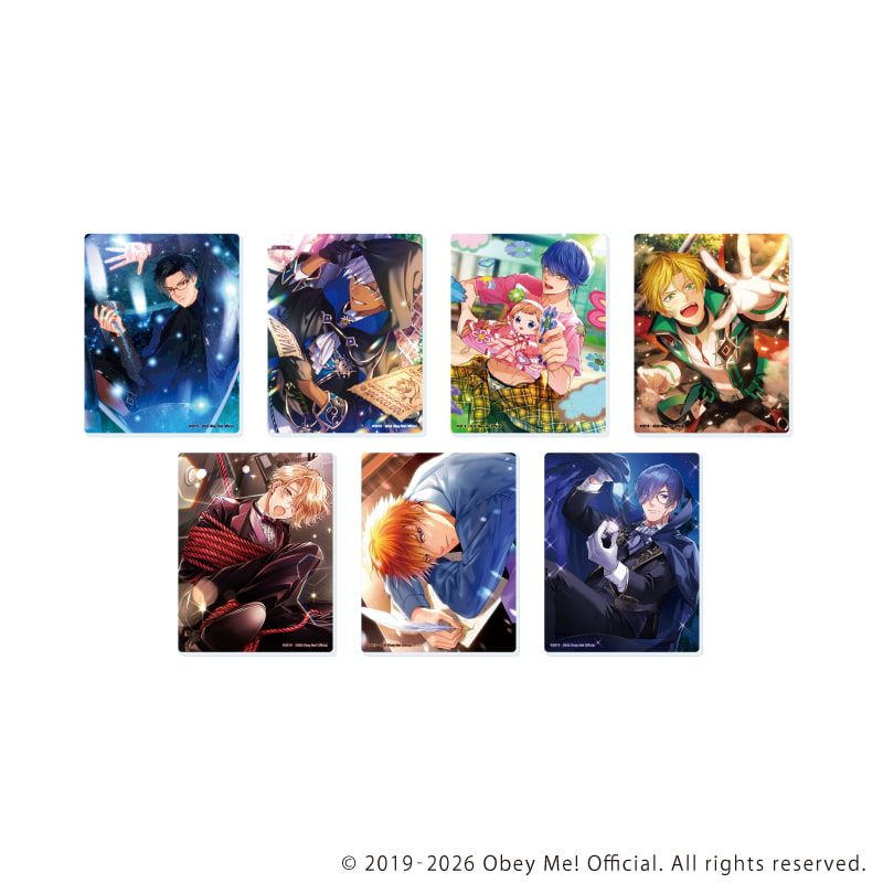 アクリルカード「Obey Me! Nightbringer」26/コンプリートセット(全7種)(公式イラスト)