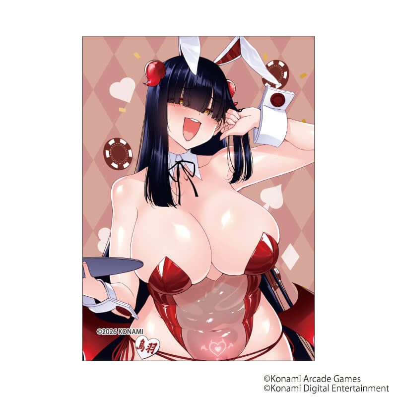キャンバスボードミニ「ボンバーガール」01/ブラインド(12種)(描き下ろしイラスト)