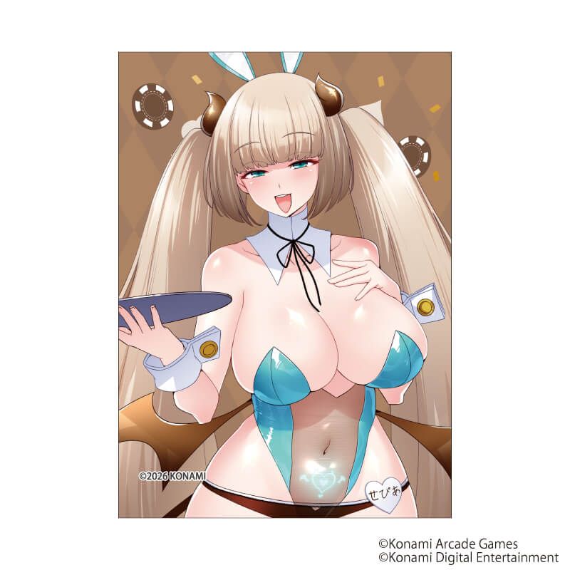 キャンバスボードミニ「ボンバーガール」01/ブラインド(12種)(描き下ろしイラスト)