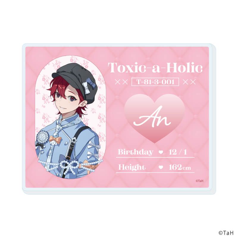 アクリルカード『Toxic-a-Holic』10/カフェ店員ver. コンプリートセット(全5種)(描き下ろしイラスト)