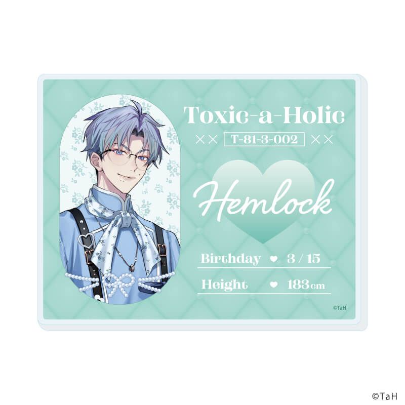 アクリルカード『Toxic-a-Holic』10/カフェ店員ver. コンプリートセット(全5種)(描き下ろしイラスト)