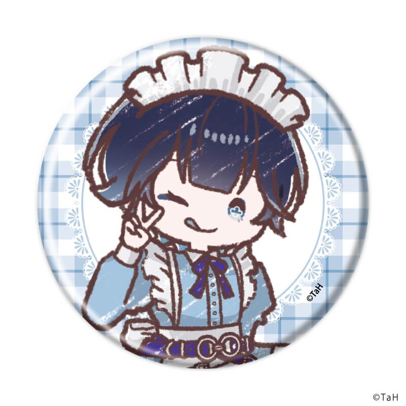 缶バッジ『Toxic-a-Holic』11/執事&メイドver. ブラインド(9種)(グラフアートイラスト)
