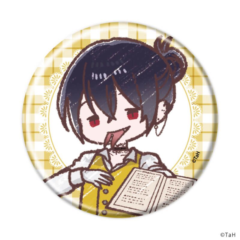 缶バッジ『Toxic-a-Holic』11/執事&メイドver. ブラインド(9種)(グラフアートイラスト)
