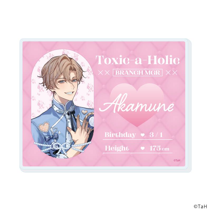 アクリルカード『Toxic-a-Holic』10/カフェ店員ver. ブラインド(5種)(描き下ろしイラスト)