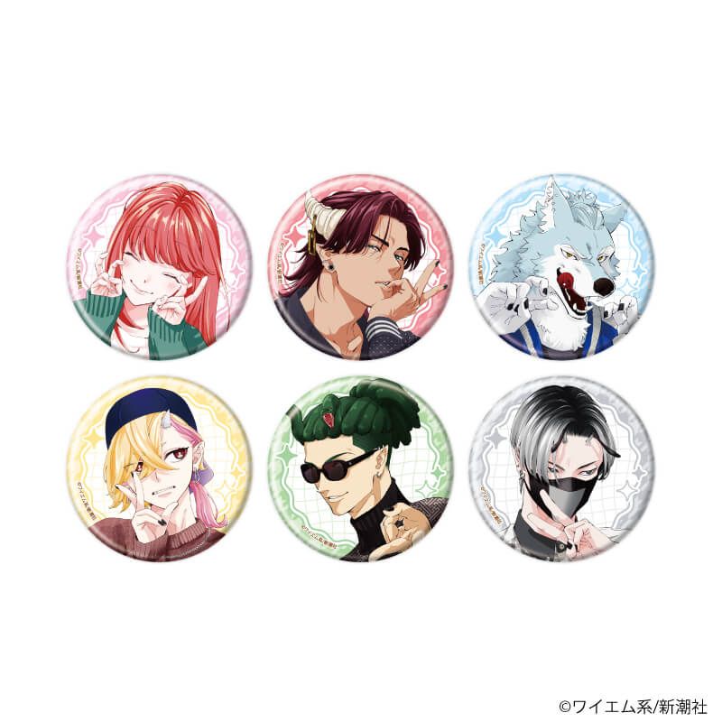 缶バッジ「魔王城の料理番 ～コワモテ魔族ばかりだけど、ホワイトな職場です～」01/コンプリートセット(全6種)(公式イラスト)