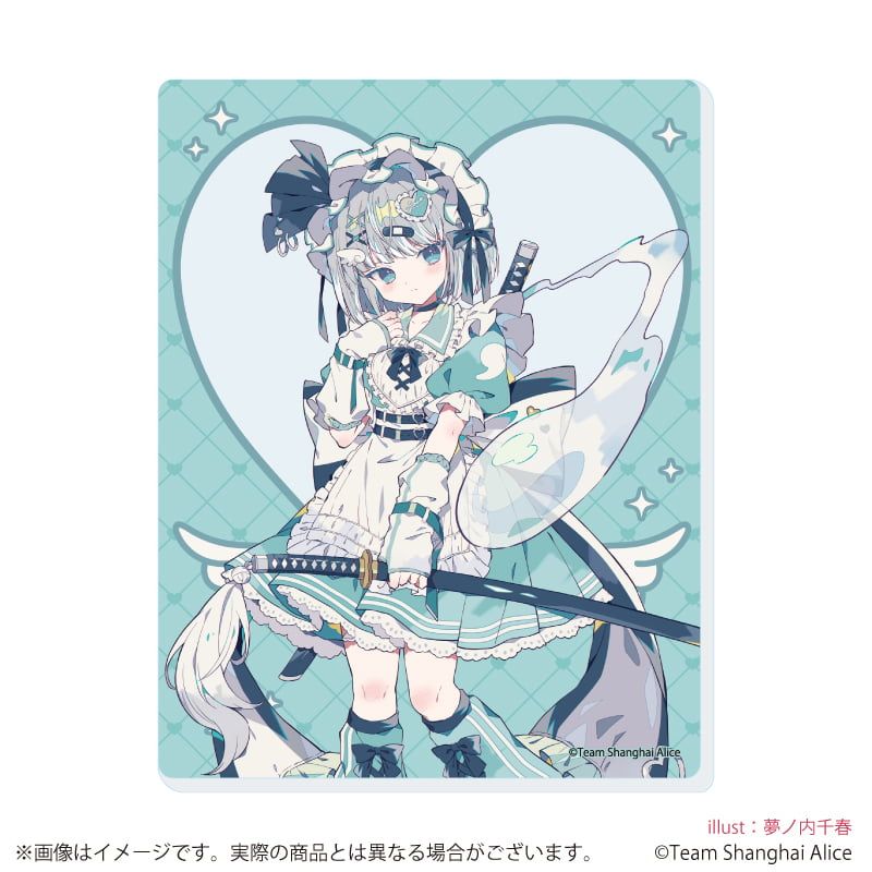 アクリルカード「東方Project」07/天使界隈ver. ブラインド(6種)(描き起こしイラスト)
