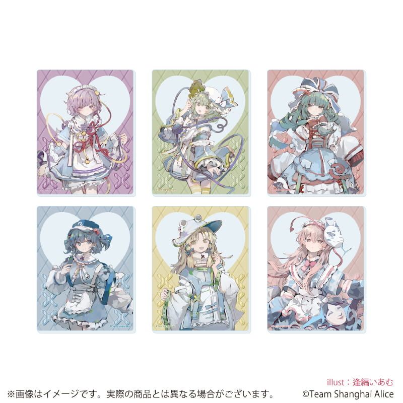 アクリルカード「東方Project」08/天使界隈ver. コンプリートセット(全6種)(描き起こしイラスト)