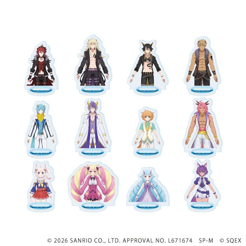 アクリルぷちスタンド「SHOW BY ROCK!!」47/コンプリートセット(全12種