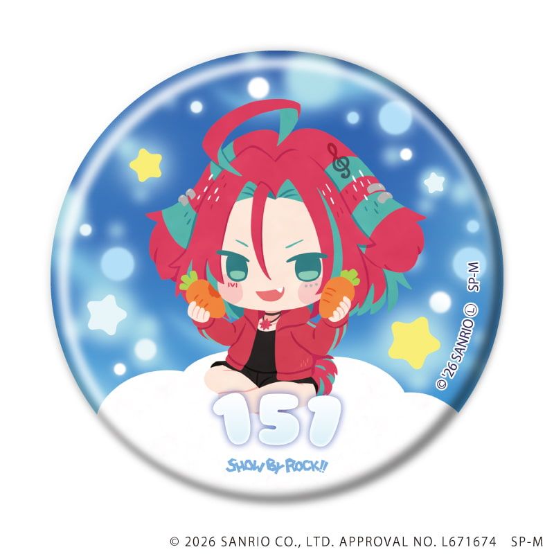 缶バッジ「SHOW BY ROCK!!」54/コンプリートセット(全10種)(ミニキャライラスト)