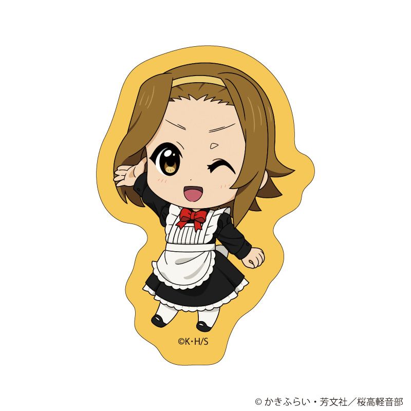 ダイカットステッカー「TVアニメ『けいおん！』」03/メイドver. 田井中 律(ミニキャライラスト)