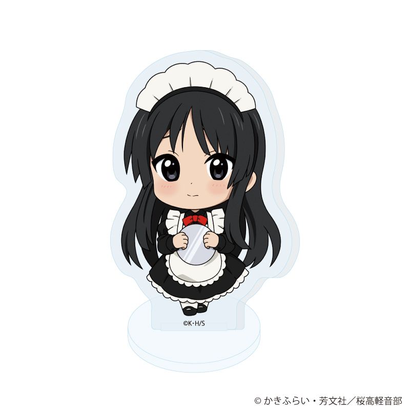 アクリルぷちスタンド「TVアニメ『けいおん！』」01/メイドver. コンプリートセット(全5種)(ミニキャライラスト)