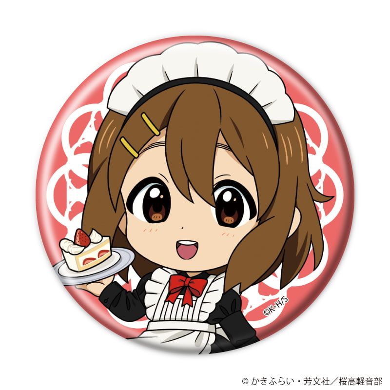 缶バッジ「TVアニメ『けいおん！』」02/メイドver. ブラインド(5種)(ミニキャライラスト)