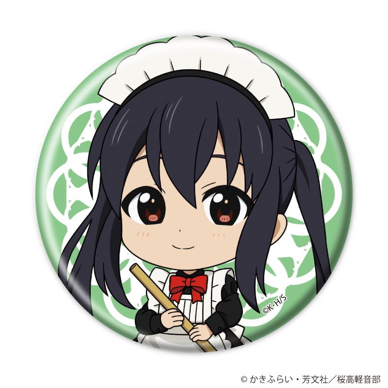 缶バッジ「TVアニメ『けいおん！』」02/メイドver. ブラインド(5種)(ミニキャライラスト)