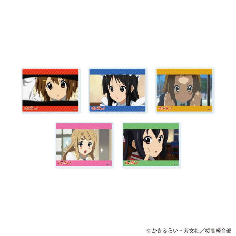 アクリルカード「TVアニメ『けいおん！』」01/ブラインド(5種)(場面写イラスト)