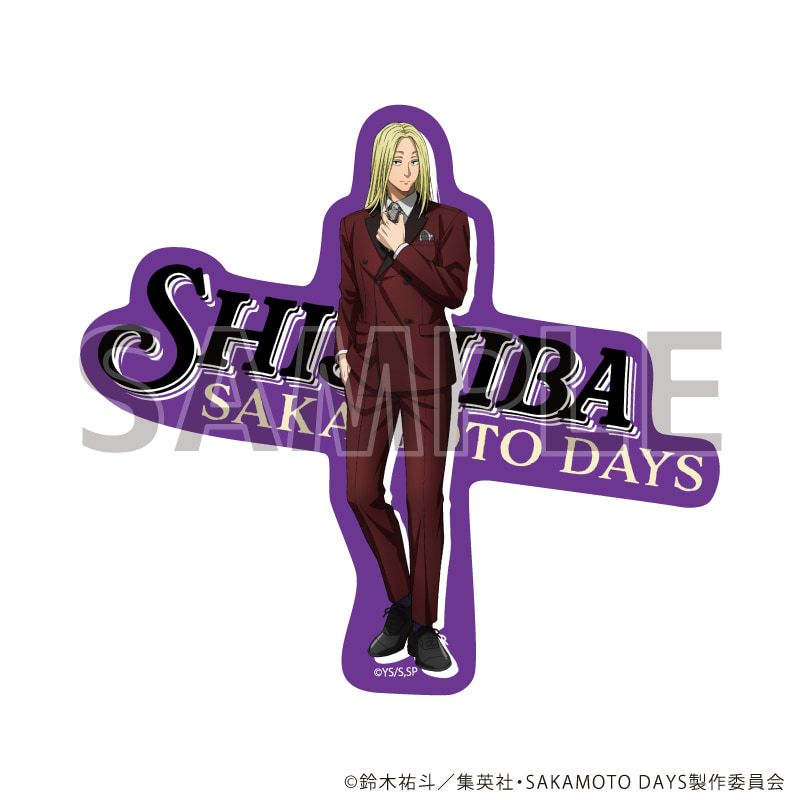 ダイカットステッカー「SAKAMOTO DAYS」16/神々廻 レッドドレスコードver.(描き下ろしイラスト)