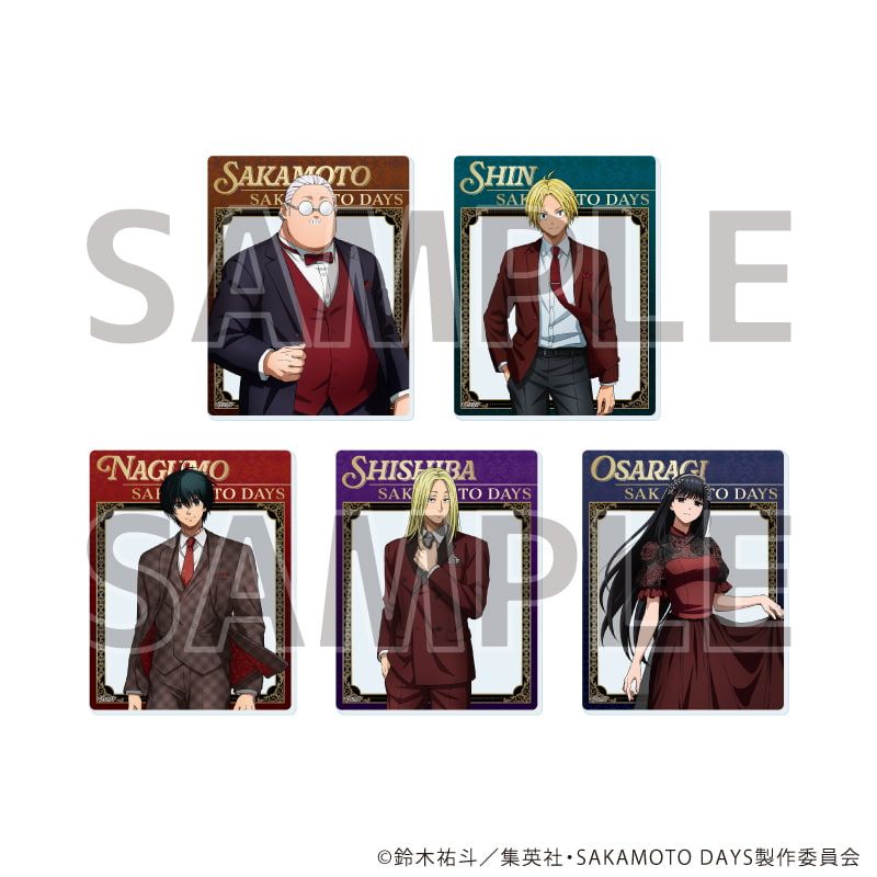 アクリルカード「SAKAMOTO DAYS」18/レッドドレスコードver. コンプリートセット(全5種)(描き下ろしイラスト)