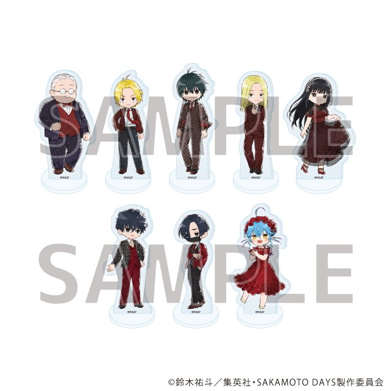 アクリルぷちスタンド「SAKAMOTO DAYS」15/レッドドレスコードver. ブラインド(8種)(グラフアートイラスト)