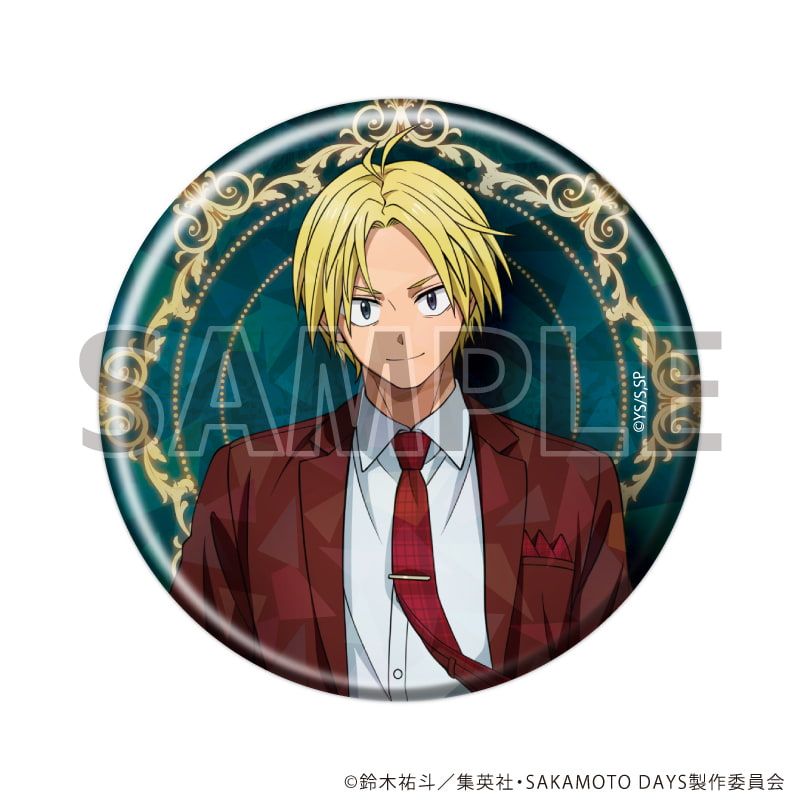 ホログラム缶バッジ(57mm)「SAKAMOTO DAYS」28/レッドドレスコードver. ブラインド(5種)(描き下ろしイラスト)