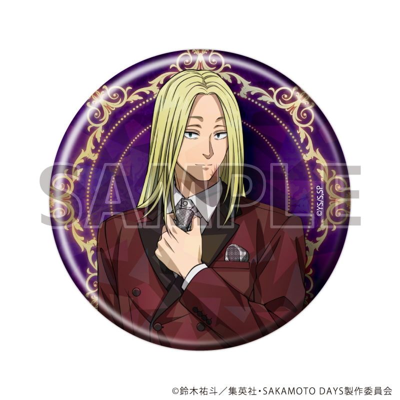 ホログラム缶バッジ(57mm)「SAKAMOTO DAYS」28/レッドドレスコードver. ブラインド(5種)(描き下ろしイラスト)