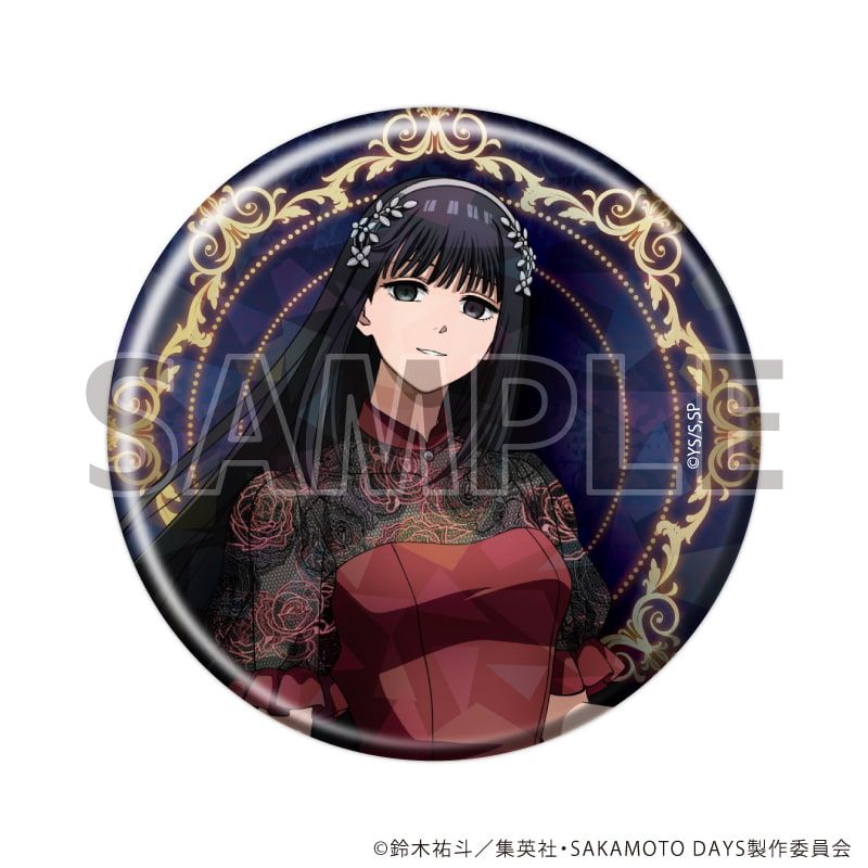ホログラム缶バッジ(57mm)「SAKAMOTO DAYS」28/レッドドレスコードver. ブラインド(5種)(描き下ろしイラスト)