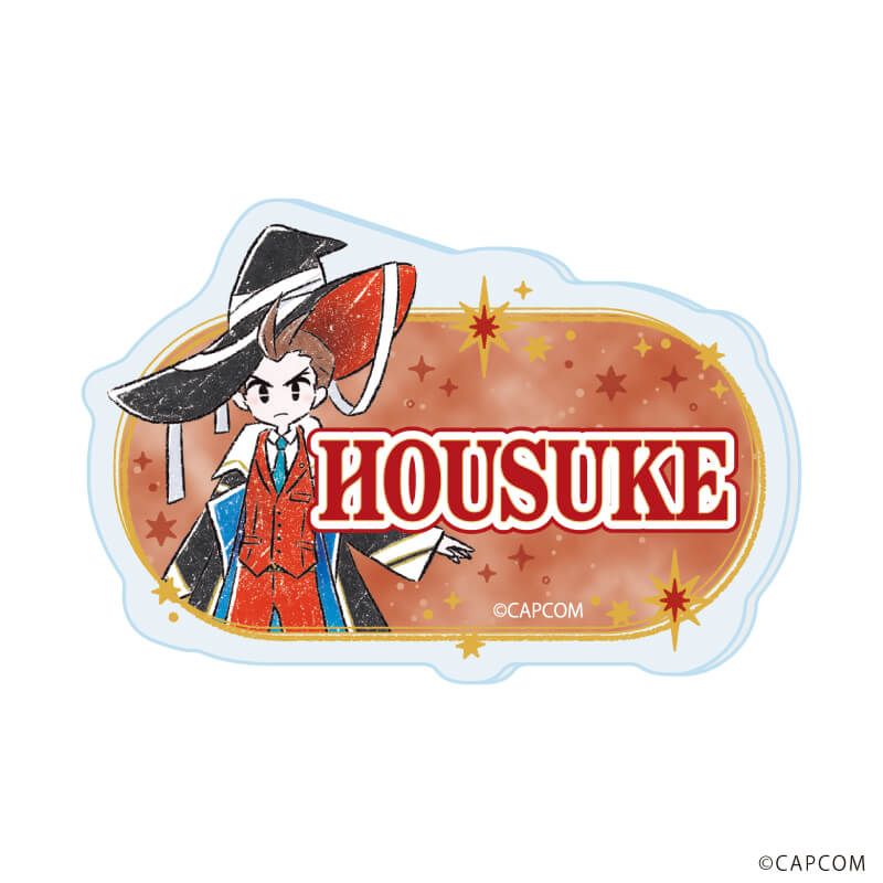 おなまえアクリルプレートバッジ「逆転裁判」シリーズ01/魔法使いver. コンプリートセット(全8種)(グラフアートイラスト)