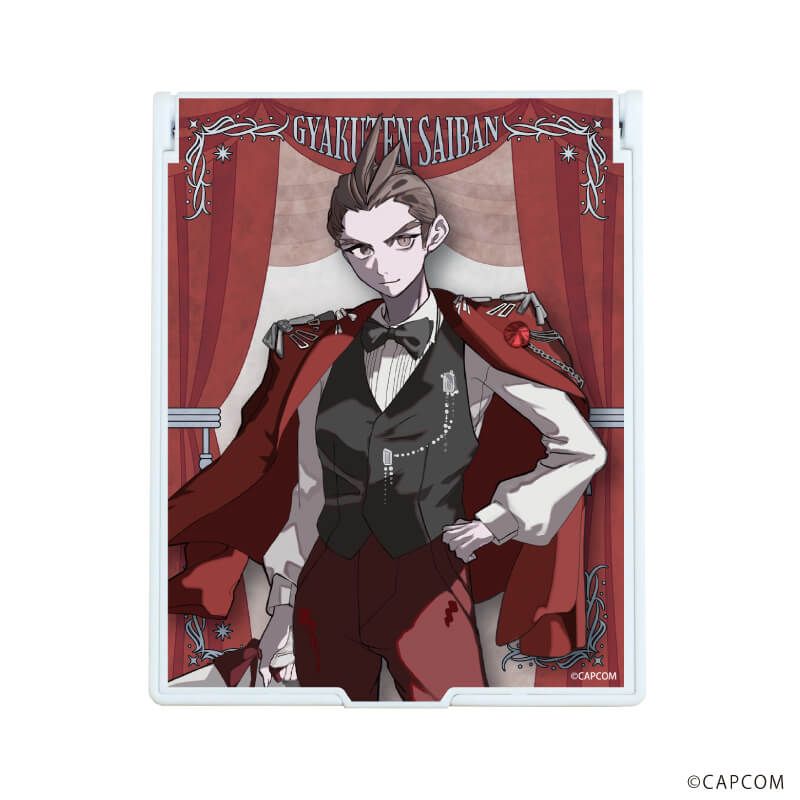デカキャラミラー「逆転裁判」シリーズ05/王泥喜 法介(描き起こしイラスト)