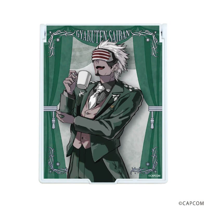 デカキャラミラー「逆転裁判」シリーズ04/ゴドー(描き起こしイラスト)