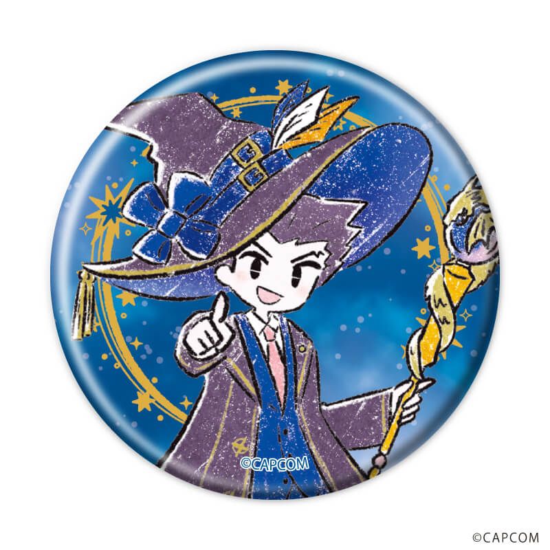 缶バッジ「逆転裁判」シリーズ04/魔法使いver. ブラインド(8種)(グラフアートイラスト)