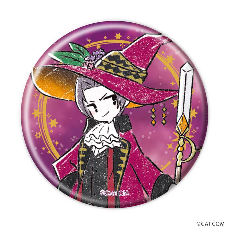 缶バッジ「逆転裁判」シリーズ04/魔法使いver. ブラインド(8種)(グラフアートイラスト)