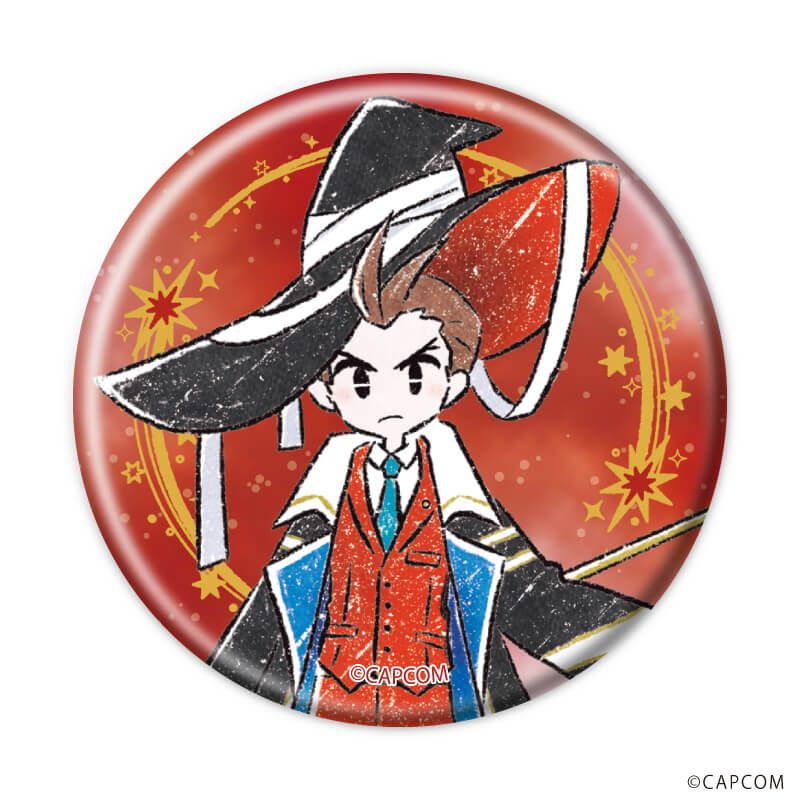 缶バッジ「逆転裁判」シリーズ04/魔法使いver. ブラインド(8種)(グラフアートイラスト)