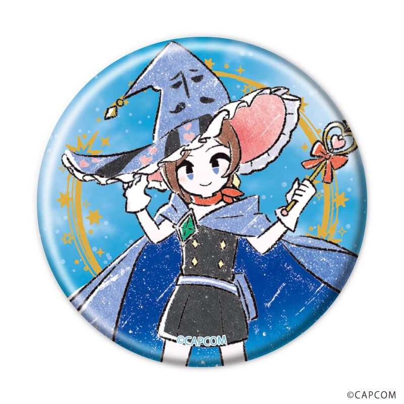 缶バッジ「逆転裁判」シリーズ04/魔法使いver. ブラインド(8種)(グラフアートイラスト)