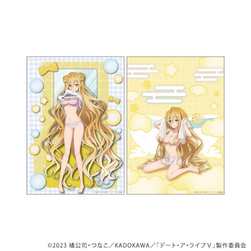 A4静電気ポスター(2枚セット)「デート・ア・ライブⅤ」03/星宮六喰(描き下ろしイラスト)