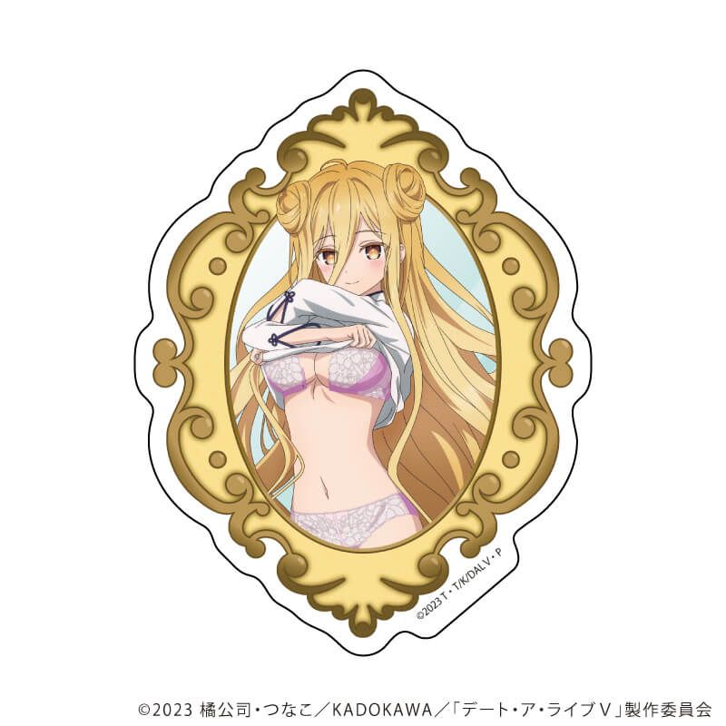 ダイカットスマホステッカー「デート・ア・ライブⅤ」09/星宮六喰(描き下ろしイラスト)