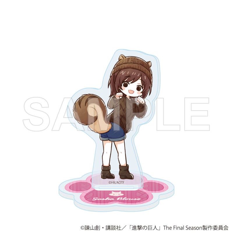 アクリルぷちスタンド「TVアニメ『進撃の巨人』」03/ケモ耳ニットver. コンプリートセット(全8種)(グラフアートイラスト)