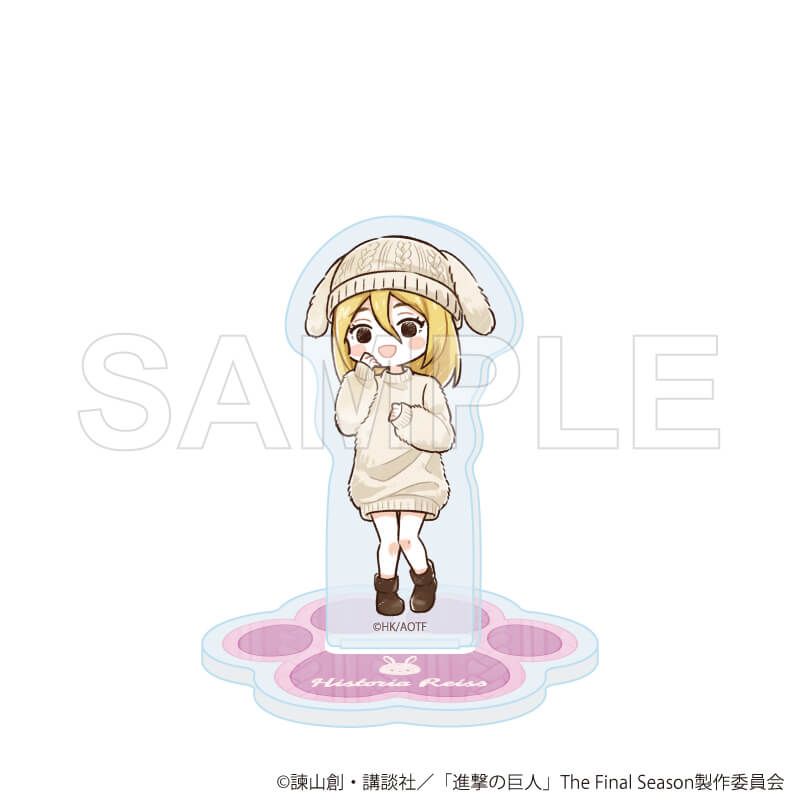 アクリルぷちスタンド「TVアニメ『進撃の巨人』」03/ケモ耳ニットver. コンプリートセット(全8種)(グラフアートイラスト)
